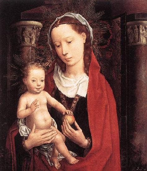 Hans Memling Standing Virgin and Child France oil painting art
